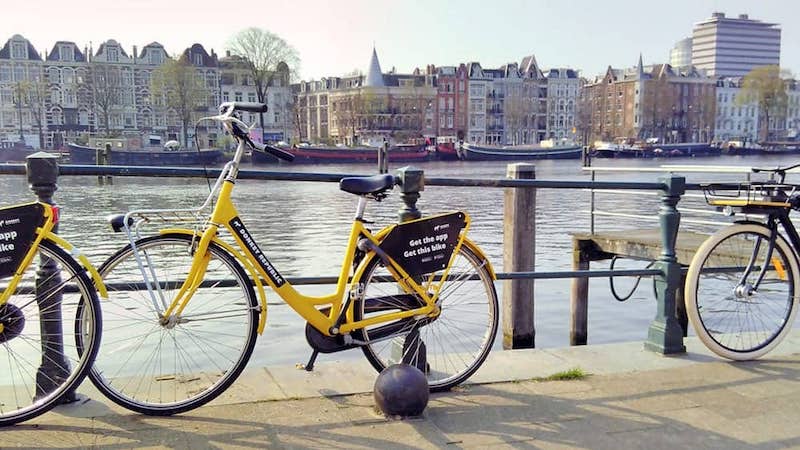 Aluguel de bicicleta em Amsterdã na Holanda